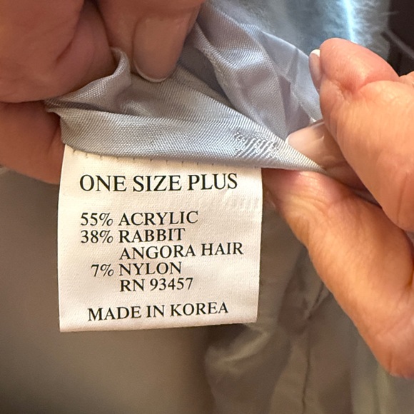 Vintage **RARE** Lee Sands Angora Rabbit Women’s Jacket - Picture 8 of 9